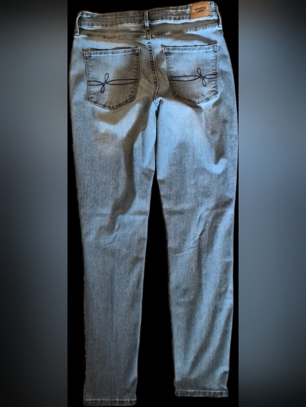 Mid Rise Skinny Jeans - Light Blue - Picture 2 of 3
